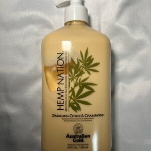 Australian Gold Hemp Nation Tan Extender Sparkling Citrus Champagne Moisturizer